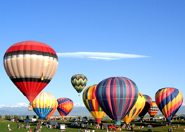 Balloon Launch in Erie Balloons